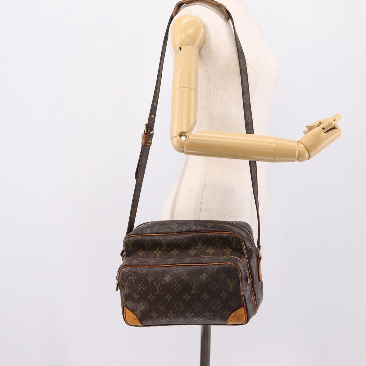 LOUIS VUITTON Monogram Nile Shoulder Bag M45244 LV Auth bs37459