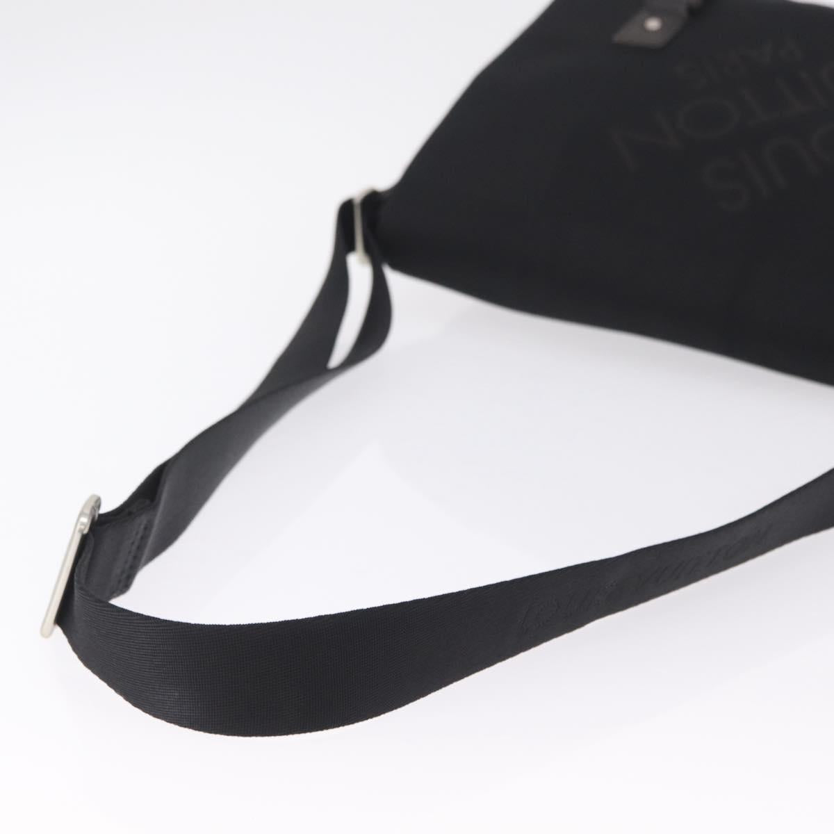 LOUIS VUITTON Damier Geant Roux Shoulder Bag Black M93079 LV Auth bs37464