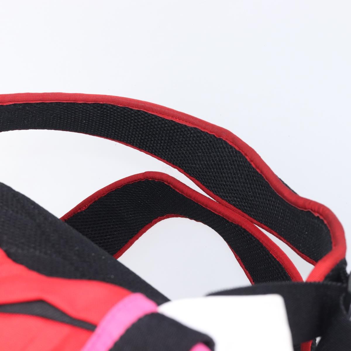 Valentino Backpack Nylon Red Auth bs37483