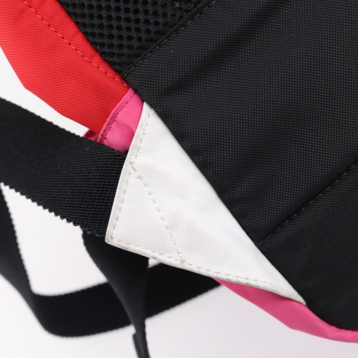 Valentino Backpack Nylon Red Auth bs37483