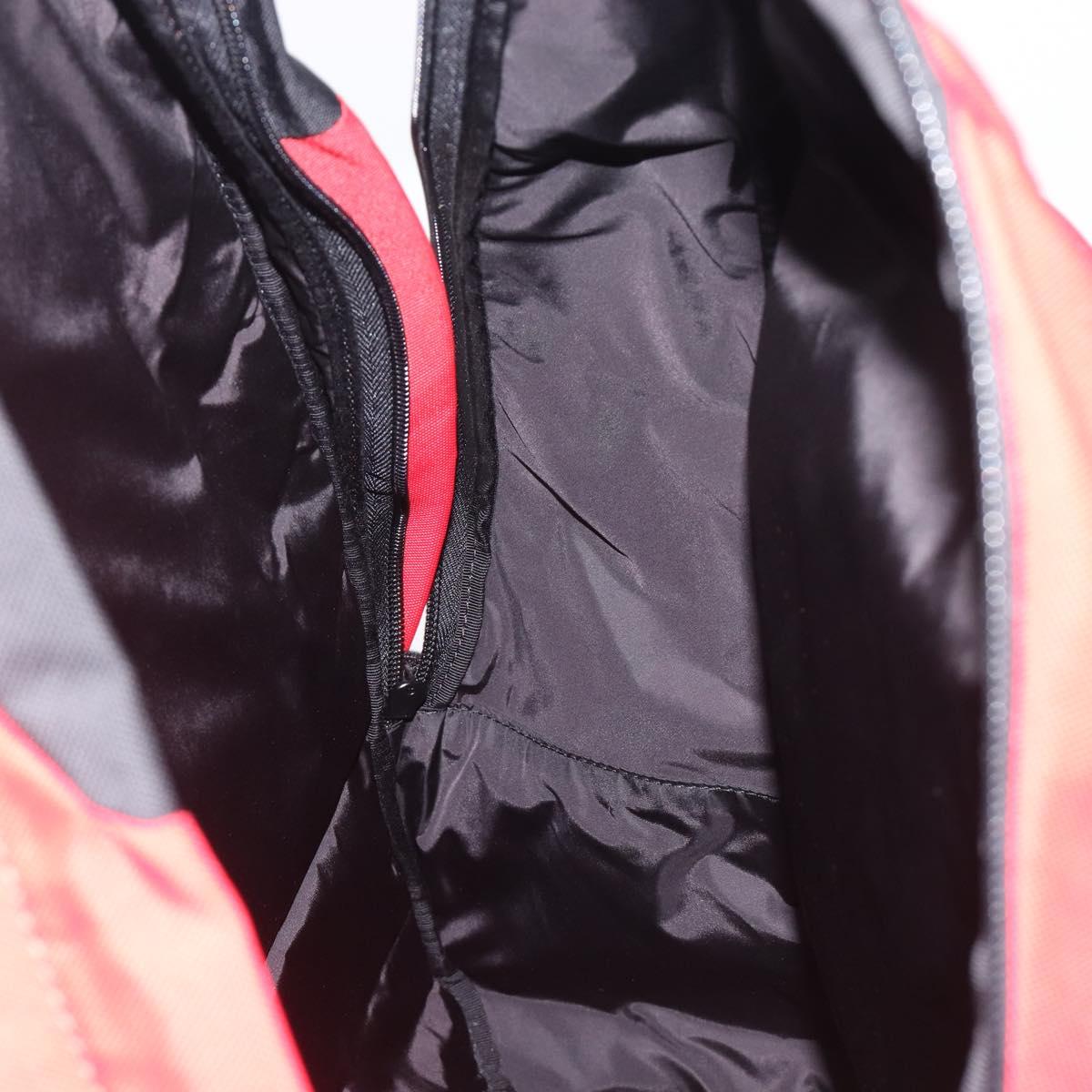 Valentino Backpack Nylon Red Auth bs37483