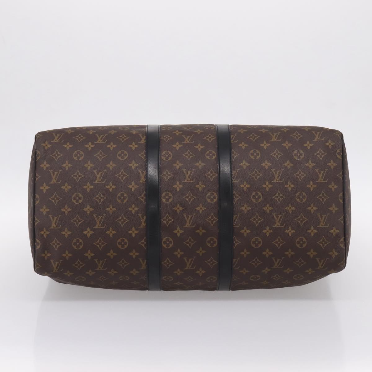 LOUIS VUITTON Waterproof Keepall Bandouliere55 Bag M41411 LV Auth bs37515