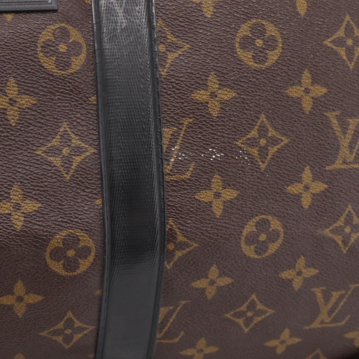 LOUIS VUITTON Waterproof Keepall Bandouliere55 Bag M41411 LV Auth bs37515