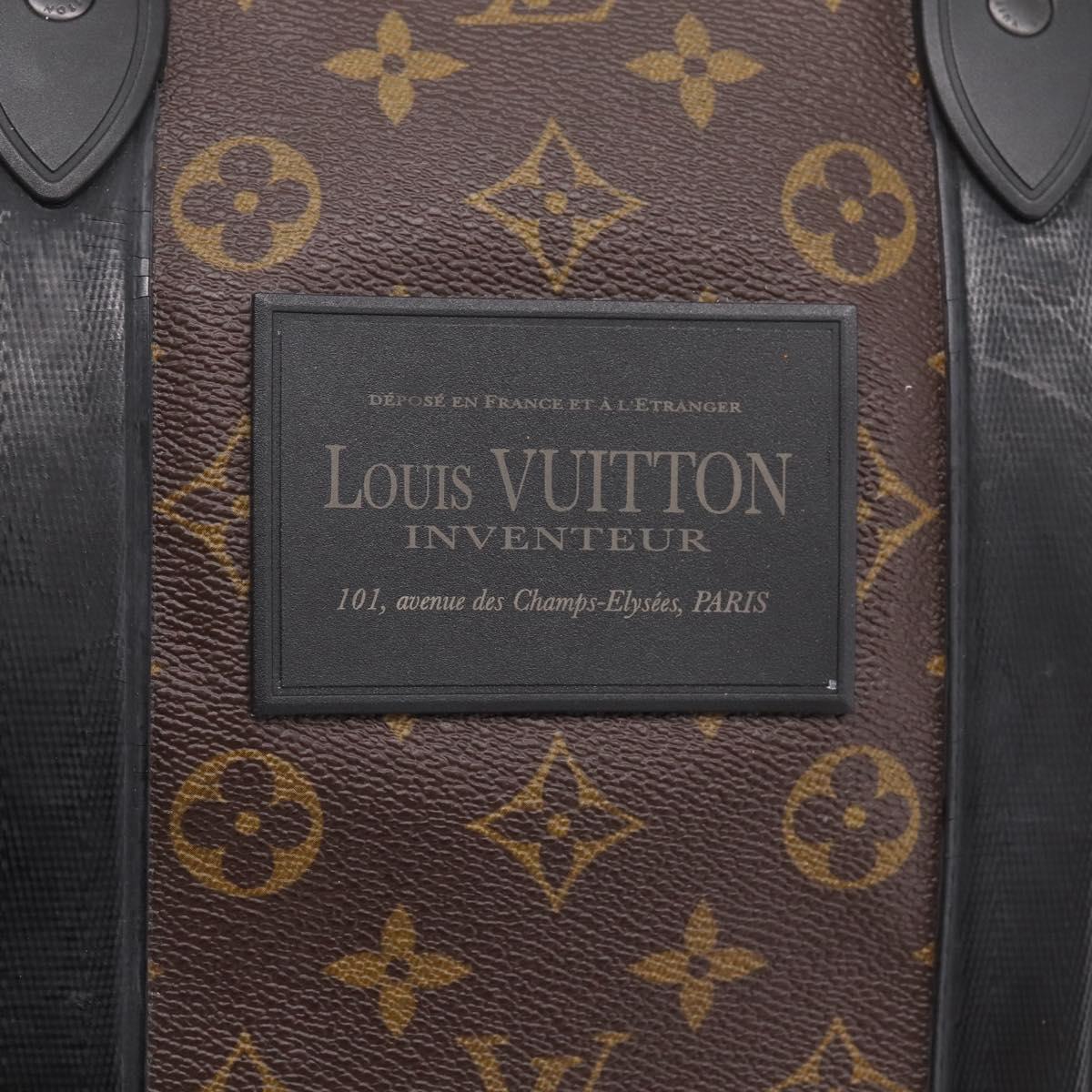LOUIS VUITTON Waterproof Keepall Bandouliere55 Bag M41411 LV Auth bs37515