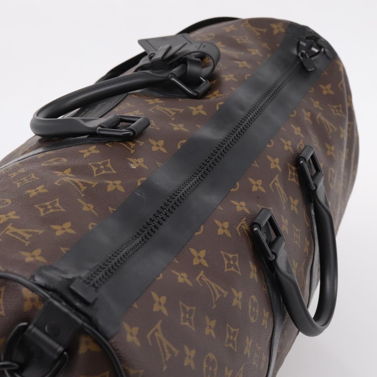 LOUIS VUITTON Waterproof Keepall Bandouliere55 Bag M41411 LV Auth bs37515