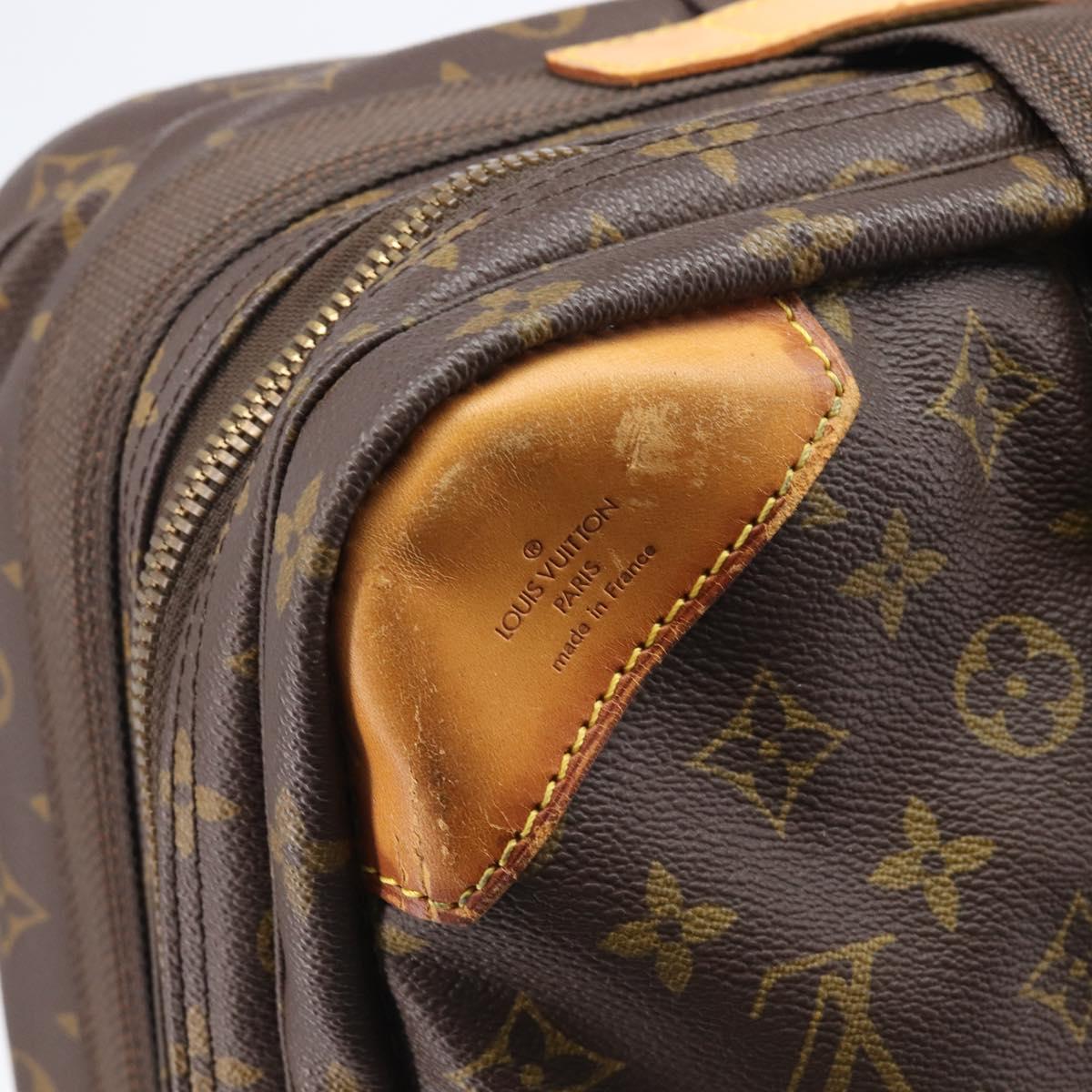 LOUIS VUITTON Monogram Satellite 60 Boston Bag M23354 LV Auth bs37520