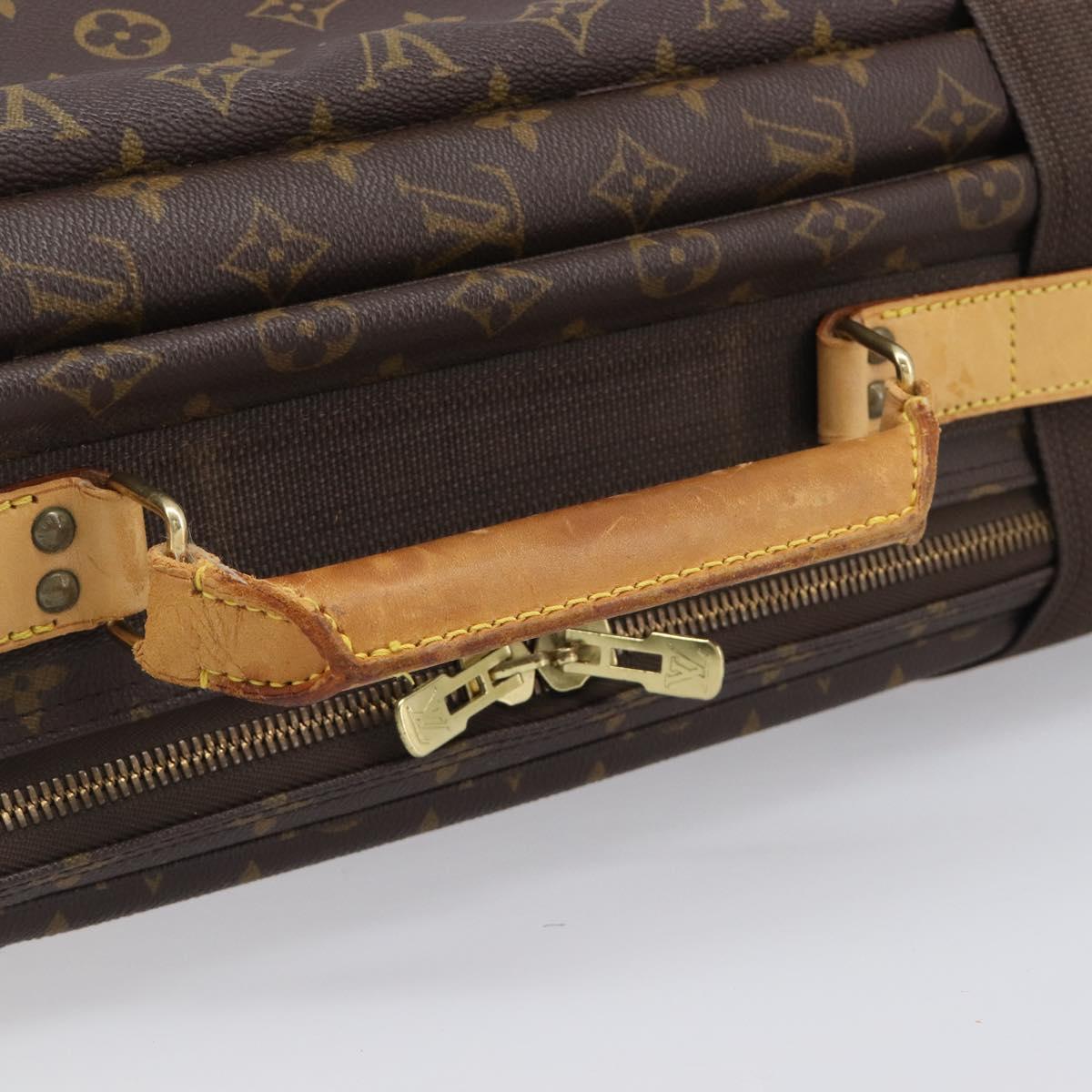 LOUIS VUITTON Monogram Satellite 60 Boston Bag M23354 LV Auth bs37520