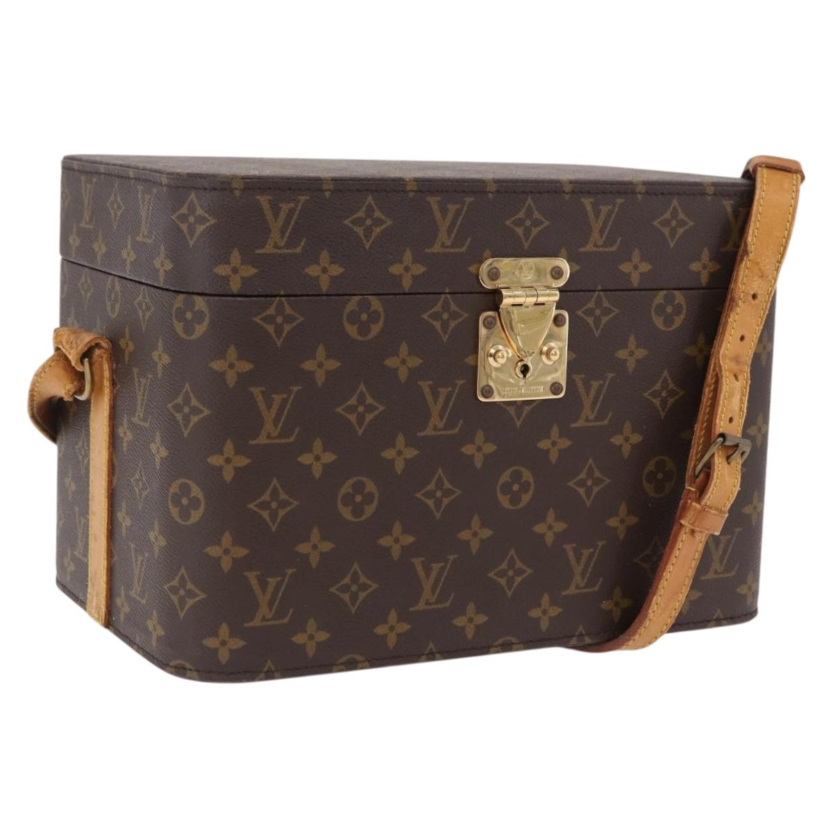 LOUIS VUITTON Monogram Makeup Box Shoulder Bag LV Auth bs37521