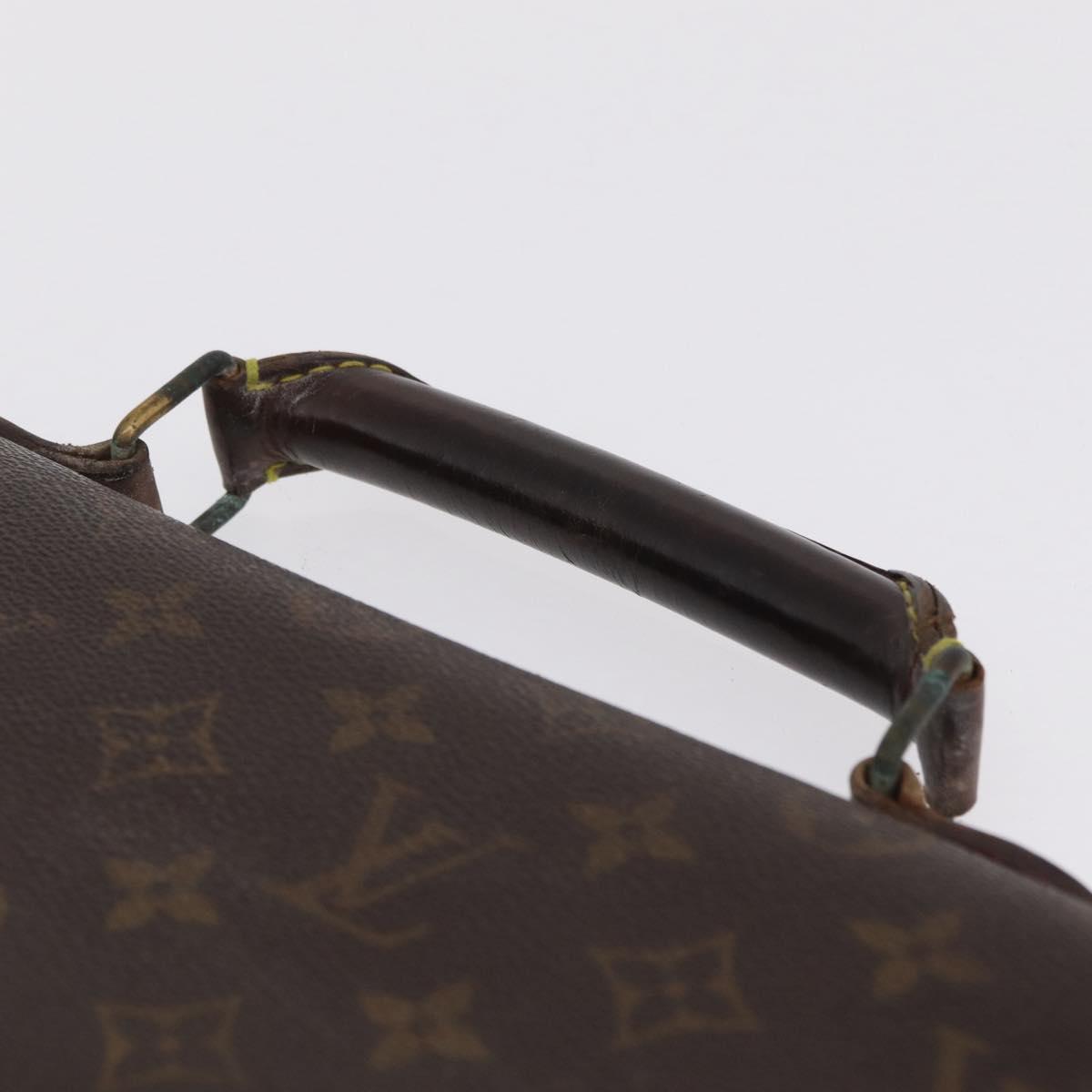 LOUIS VUITTON Monogram Business Bag Leather 4 Set LV Auth bs37527