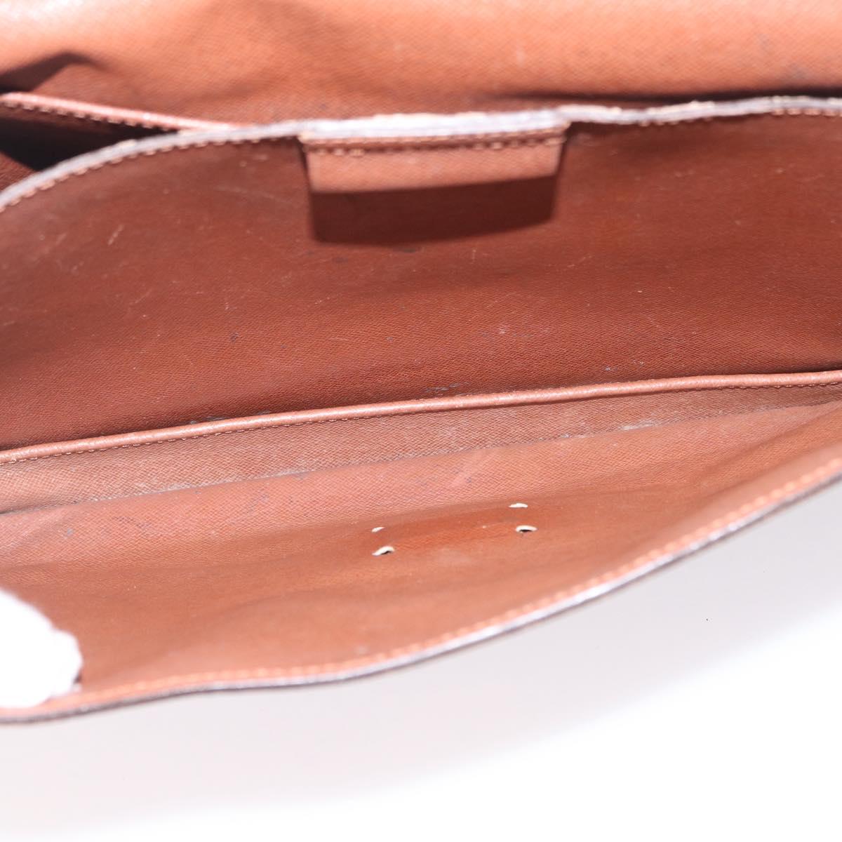 LOUIS VUITTON Monogram Business Bag Leather 4 Set LV Auth bs37527