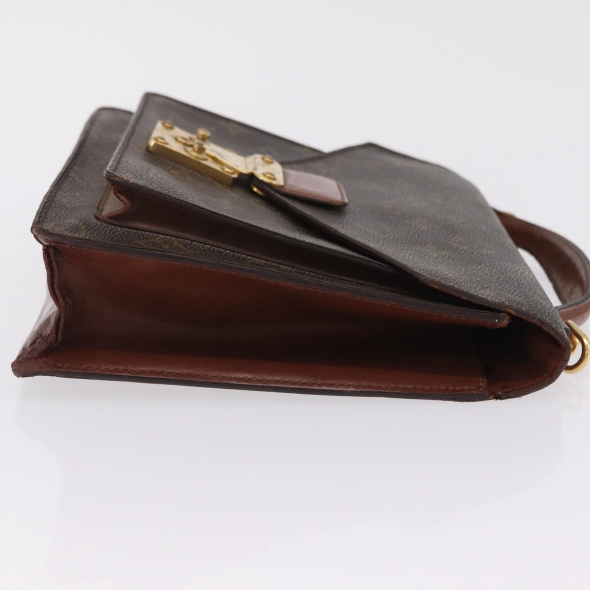 LOUIS VUITTON Monogram Business Bag Leather 4 Set LV Auth bs37527