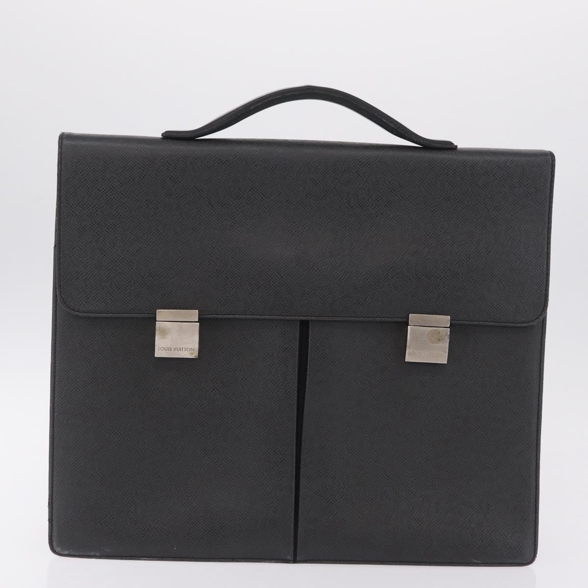 LOUIS VUITTON Monogram Business Bag Leather 4 Set LV Auth bs37527