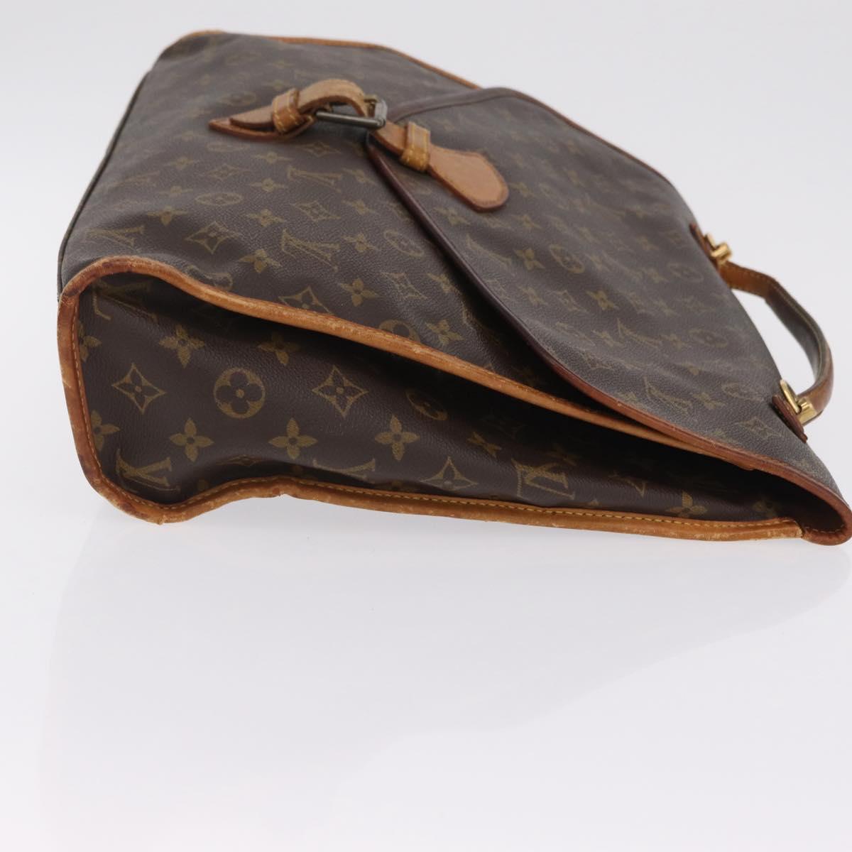LOUIS VUITTON Monogram Business Bag Leather 4 Set LV Auth bs37527