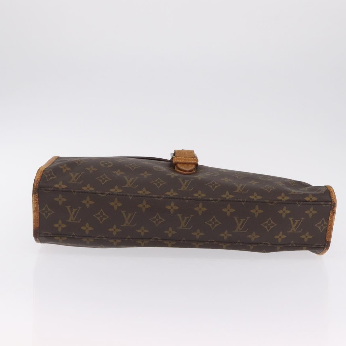 LOUIS VUITTON Monogram Business Bag Leather 4 Set LV Auth bs37527
