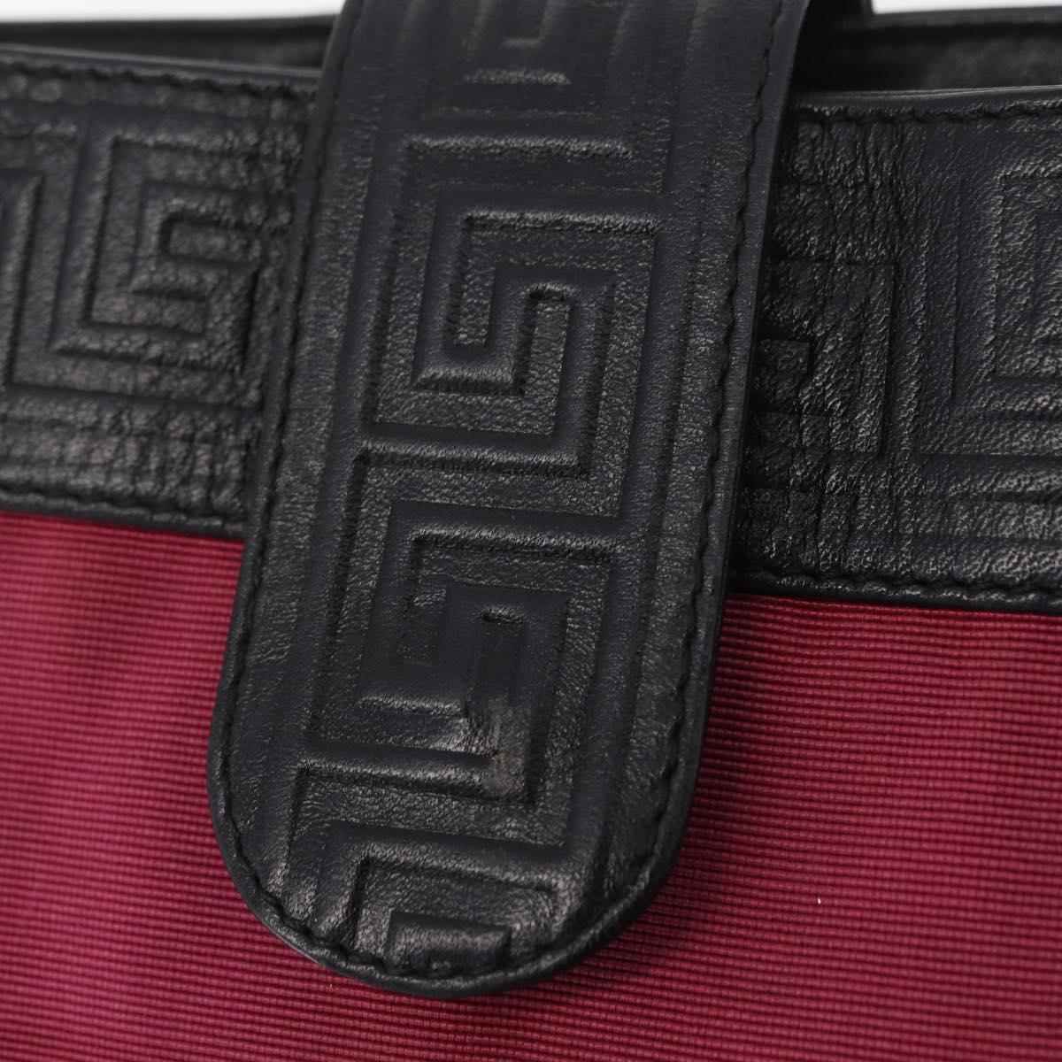 Gianni Versace Shoulder Bag Canvas Pink Gold Auth bs37533