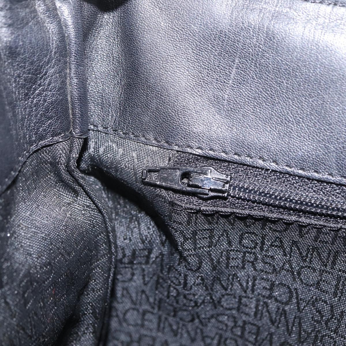 Gianni Versace Shoulder Bag Canvas Pink Gold Auth bs37533