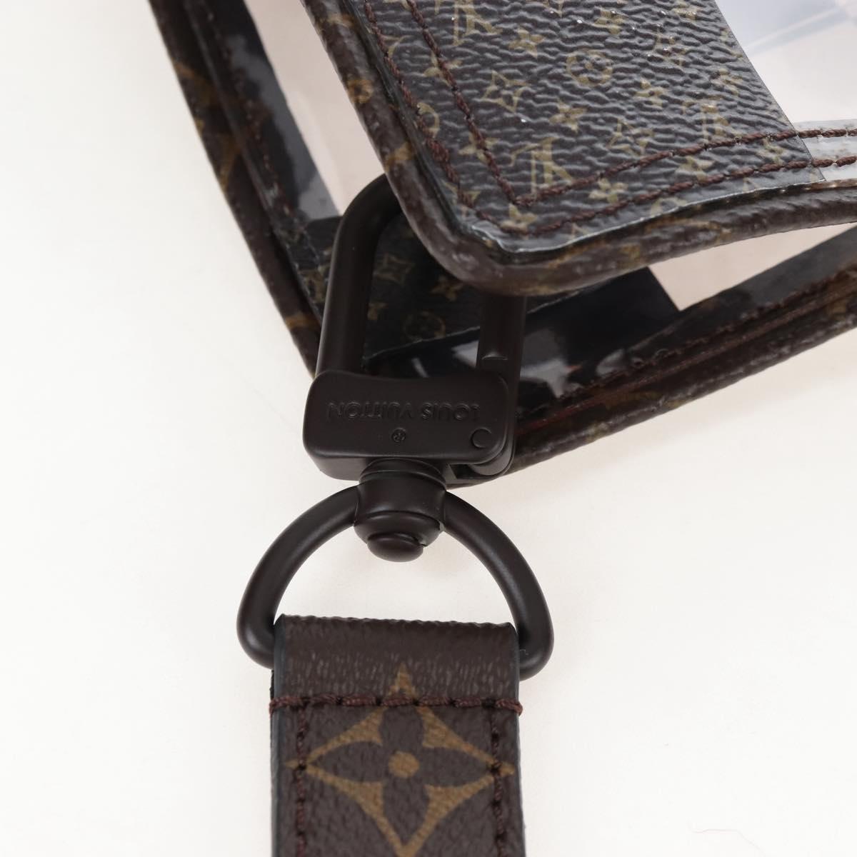 LOUIS VUITTON Monogram Chess Sac Plat Hand Bag 2way M20866 LV Auth bs37539A
