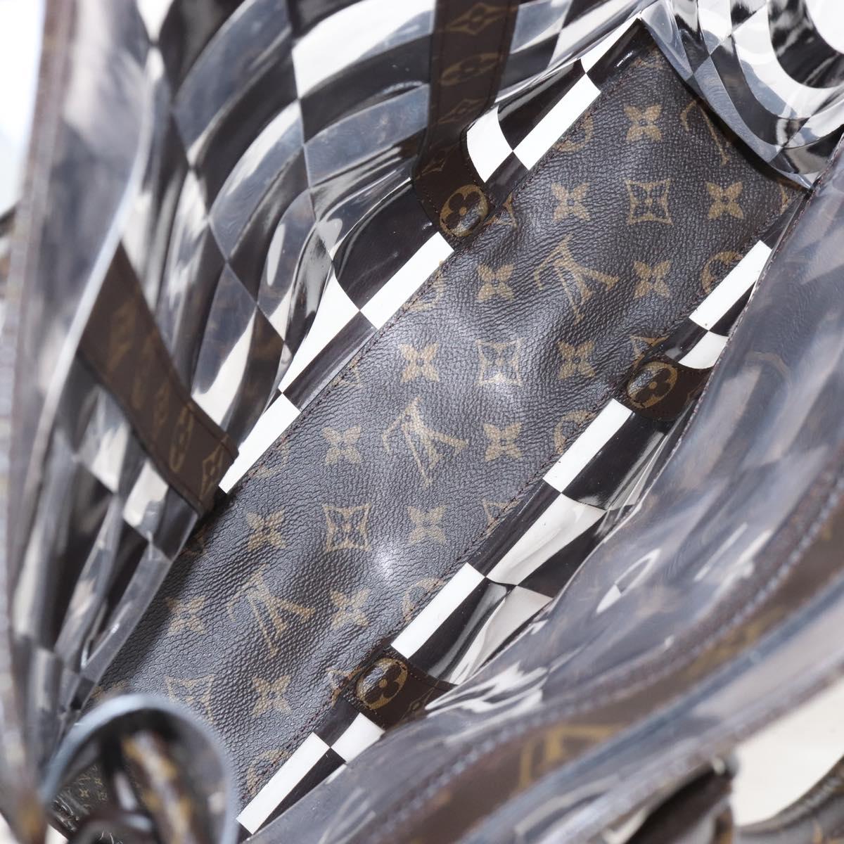 LOUIS VUITTON Monogram Chess Sac Plat Hand Bag 2way M20866 LV Auth bs37539A