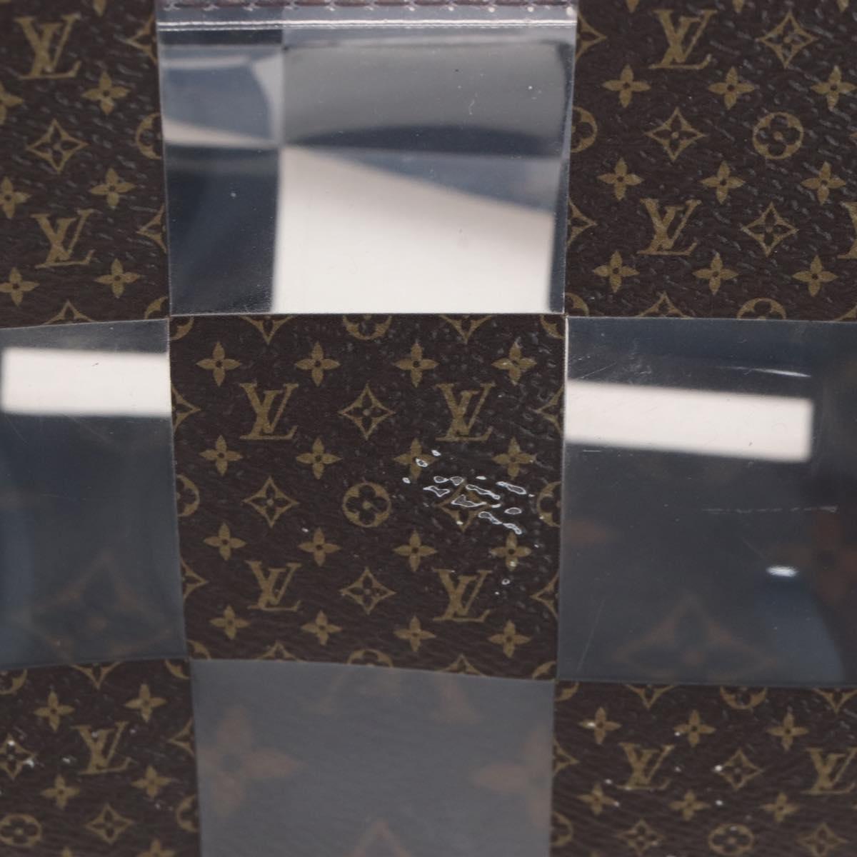 LOUIS VUITTON Monogram Chess Sac Plat Hand Bag 2way M20866 LV Auth bs37539A