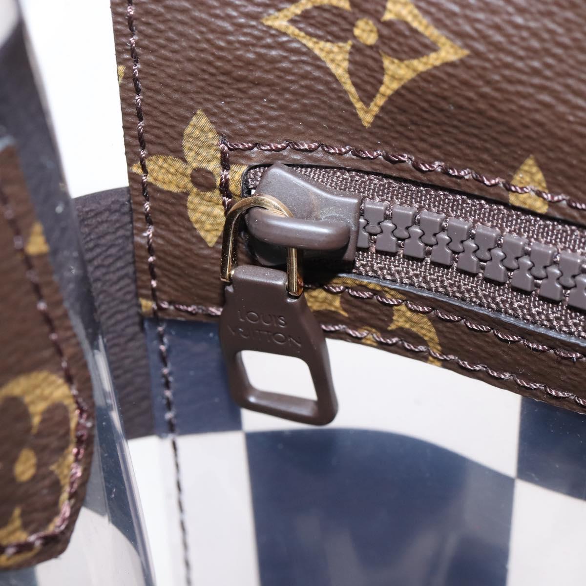 LOUIS VUITTON Monogram Chess Sac Plat Hand Bag 2way M20866 LV Auth bs37539A