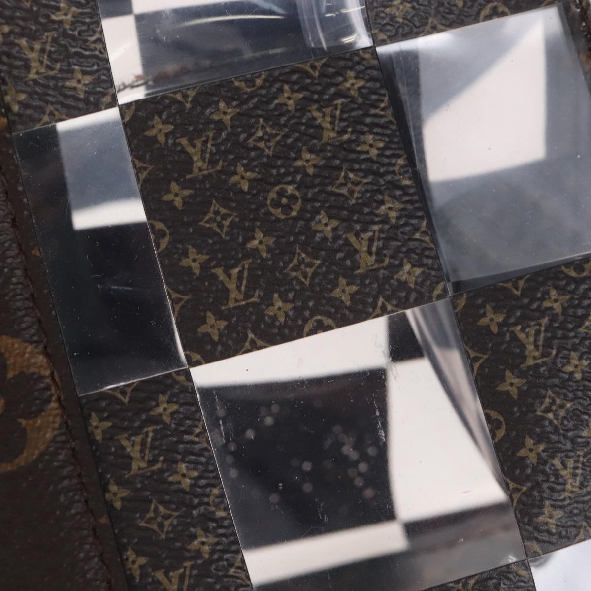 LOUIS VUITTON Monogram Chess Sac Plat Hand Bag 2way M20866 LV Auth bs37539A