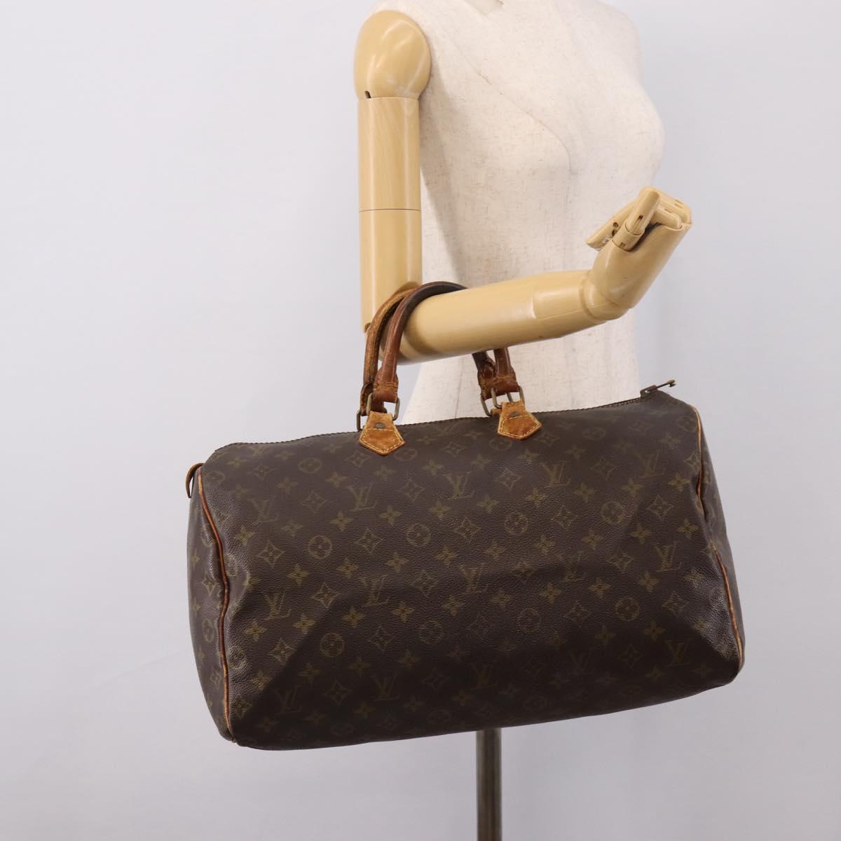 LOUIS VUITTON Monogram Speedy 40 Hand Bag M41522 LV Auth bs37551