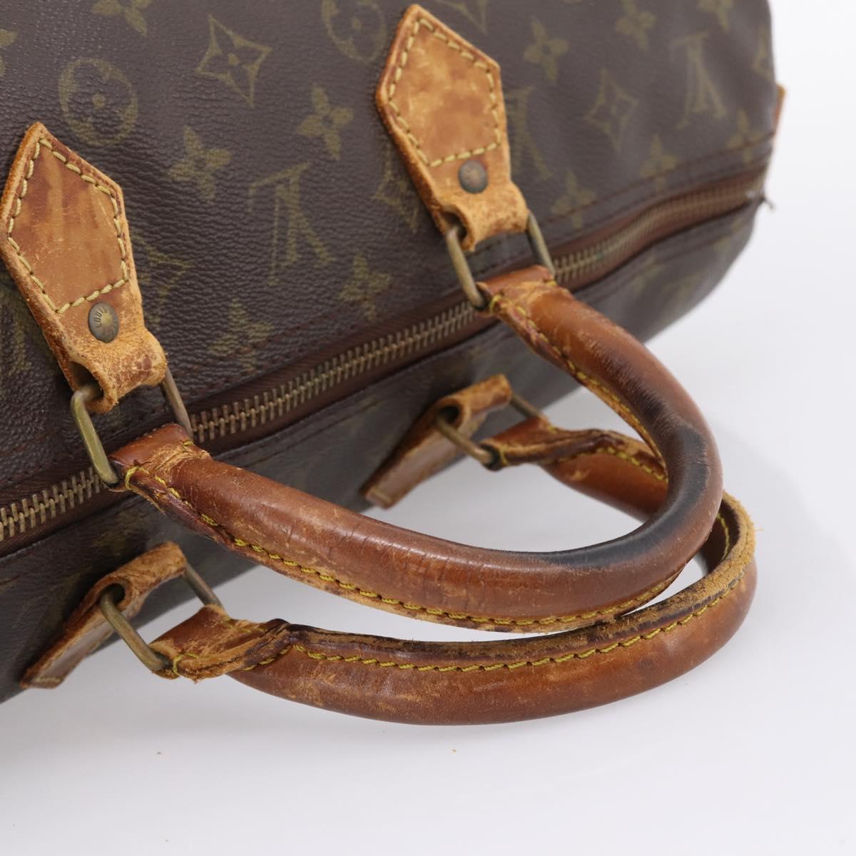 LOUIS VUITTON Monogram Speedy 40 Hand Bag M41522 LV Auth bs37551