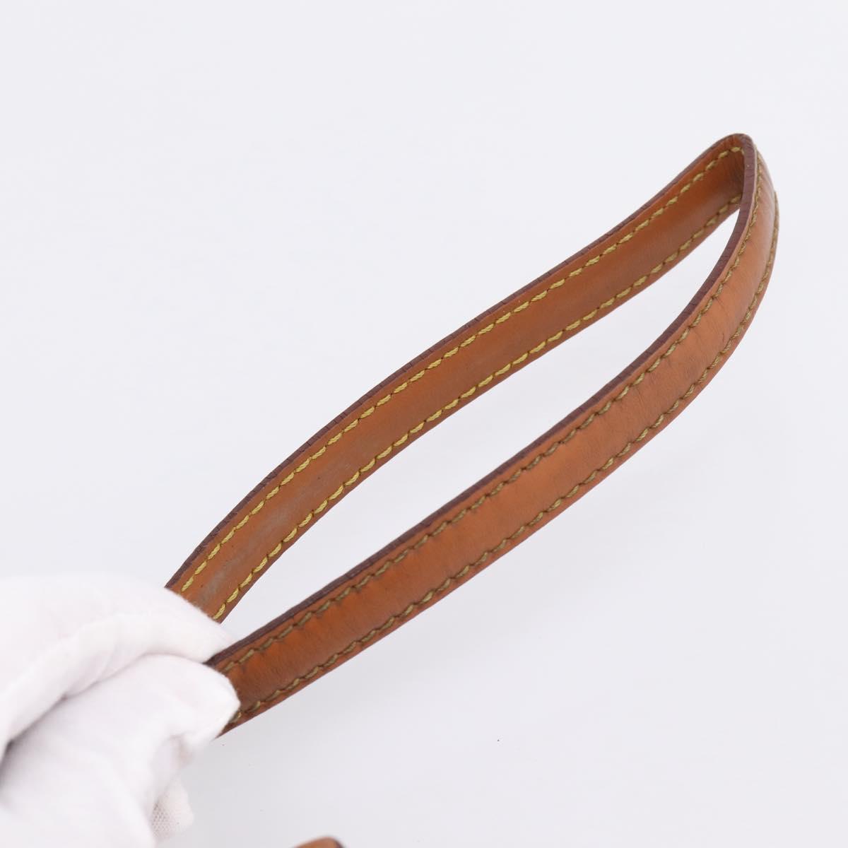 LOUIS VUITTON Epi Serie Dragonne Hand Bag Brown M52618 LV Auth bs37554