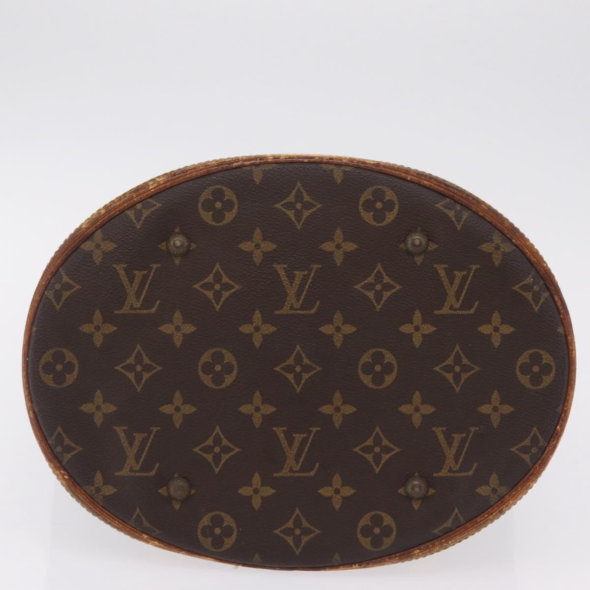 LOUIS VUITTON Monogram Bucket GM Shoulder Bag M42236 LV Auth bs37556