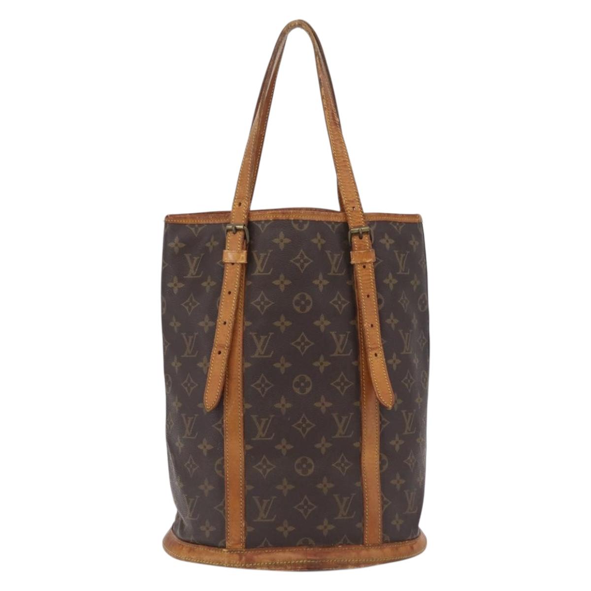 LOUIS VUITTON Monogram Bucket GM Shoulder Bag M42236 LV Auth bs37556