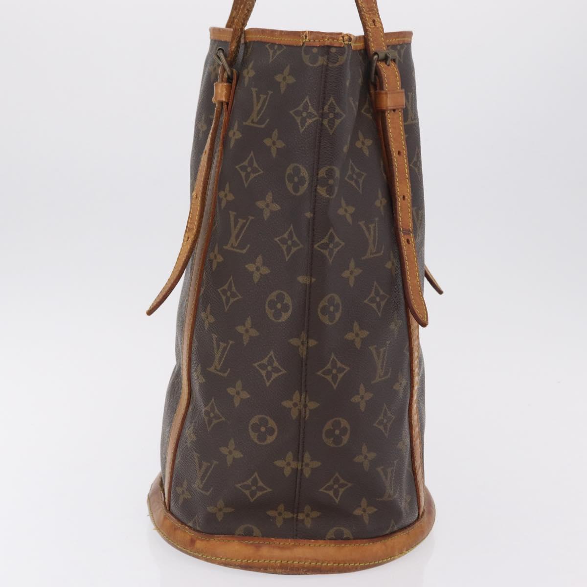 LOUIS VUITTON Monogram Bucket GM Shoulder Bag M42236 LV Auth bs37556