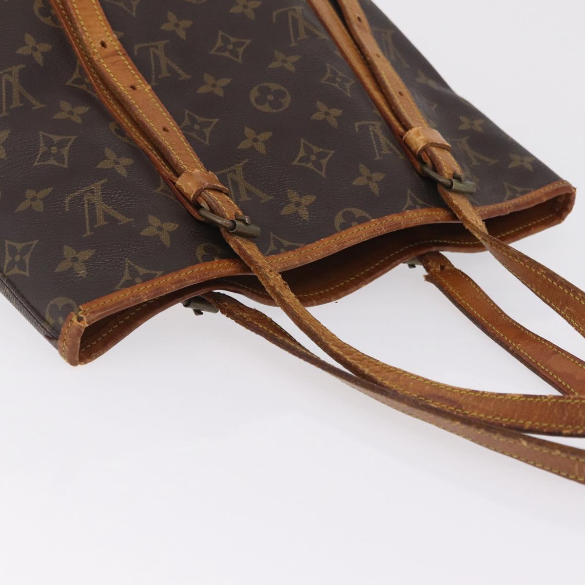 LOUIS VUITTON Monogram Bucket GM Shoulder Bag M42236 LV Auth bs37556