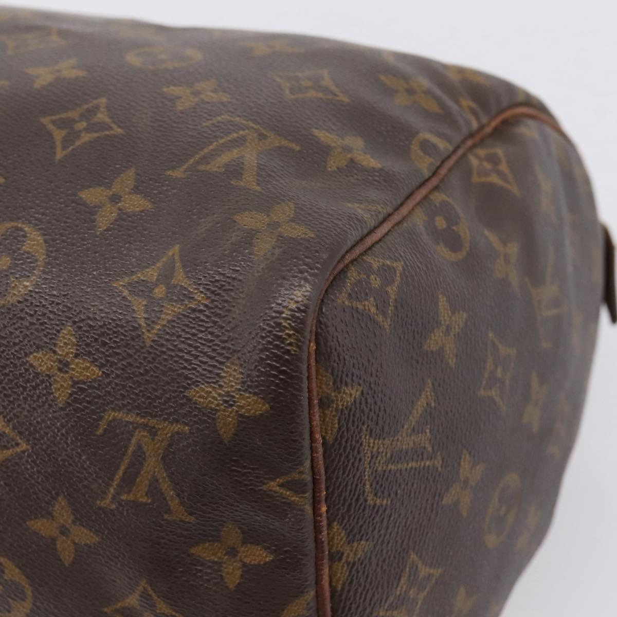 LOUIS VUITTON Monogram Speedy 30 Hand Bag M41526 LV Auth bs37558