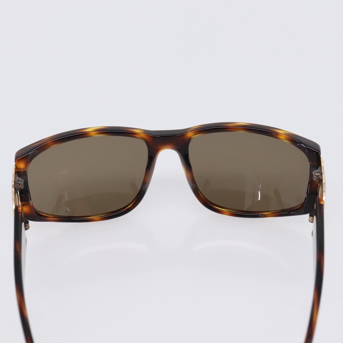 CHANEL Sunglasses plastic Brown CC Auth bs37570