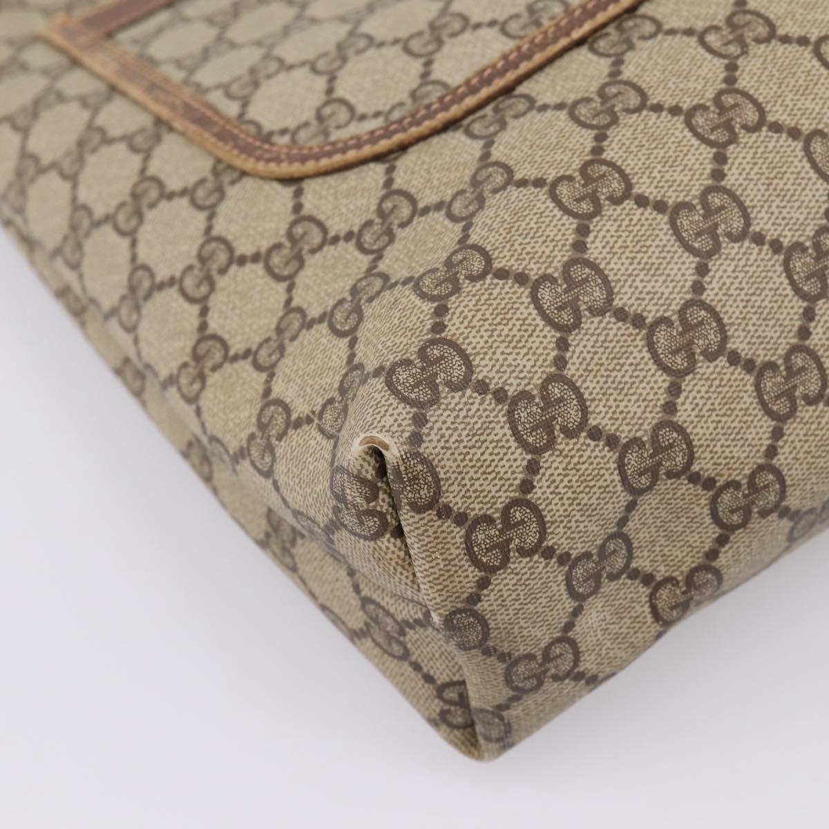 GUCCI GG Canvas Web Sherry Line Tote Bag Beige Red Green 89 02 003 Auth bs37587
