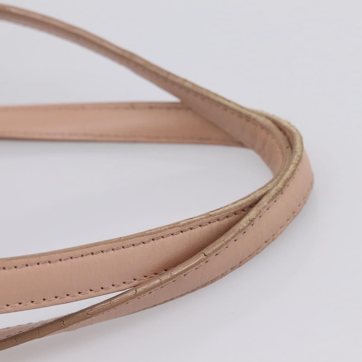 Christian Dior Canage Tote Bag Coated Canvas Pink Gold Auth bs37594