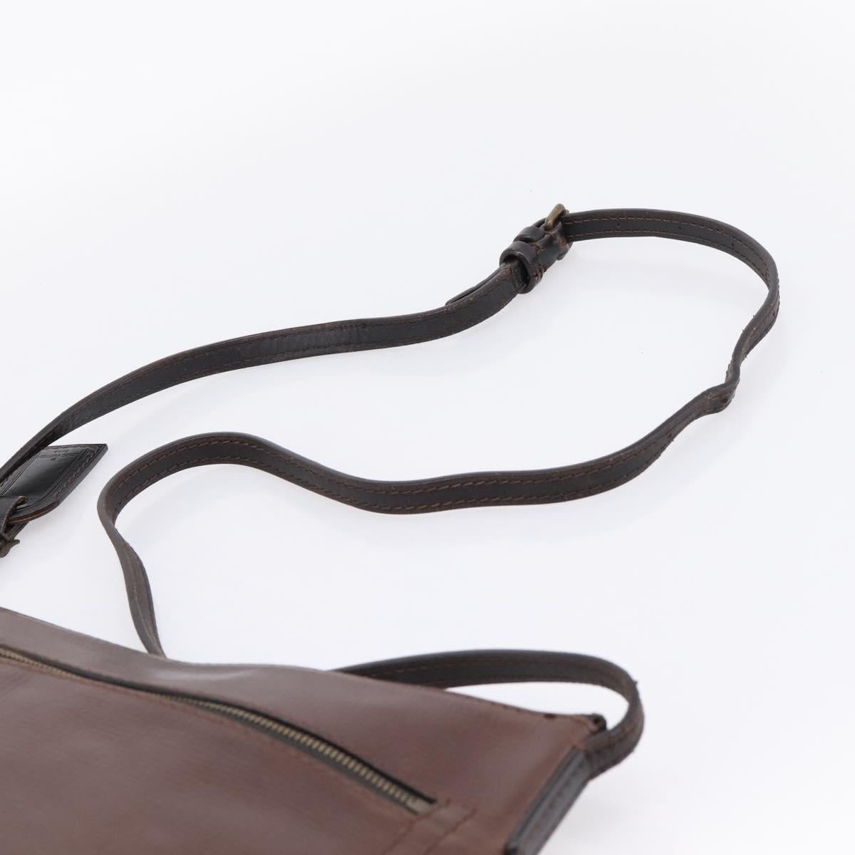 LOUIS VUITTON Utah Sac Plat Shoulder Bag Brown M92073 LV Auth bs37598