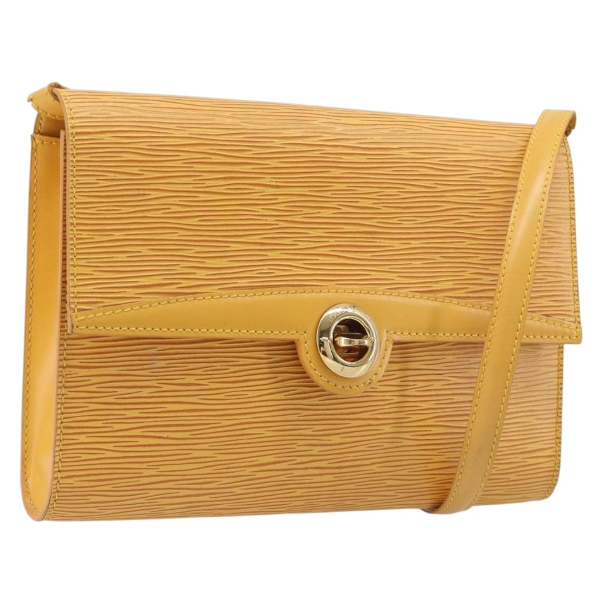 LOUIS VUITTON Epi Arsch Shoulder Bag Yellow M52579 LV Auth bs37605A
