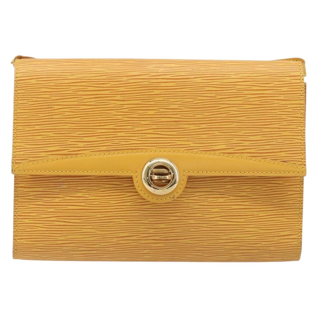 LOUIS VUITTON Epi Arsch Shoulder Bag Yellow M52579 LV Auth bs37605A