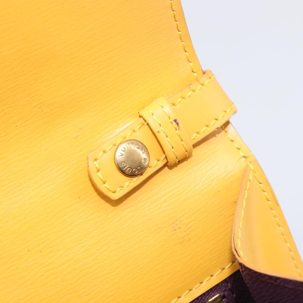 LOUIS VUITTON Epi Arsch Shoulder Bag Yellow M52579 LV Auth bs37605A