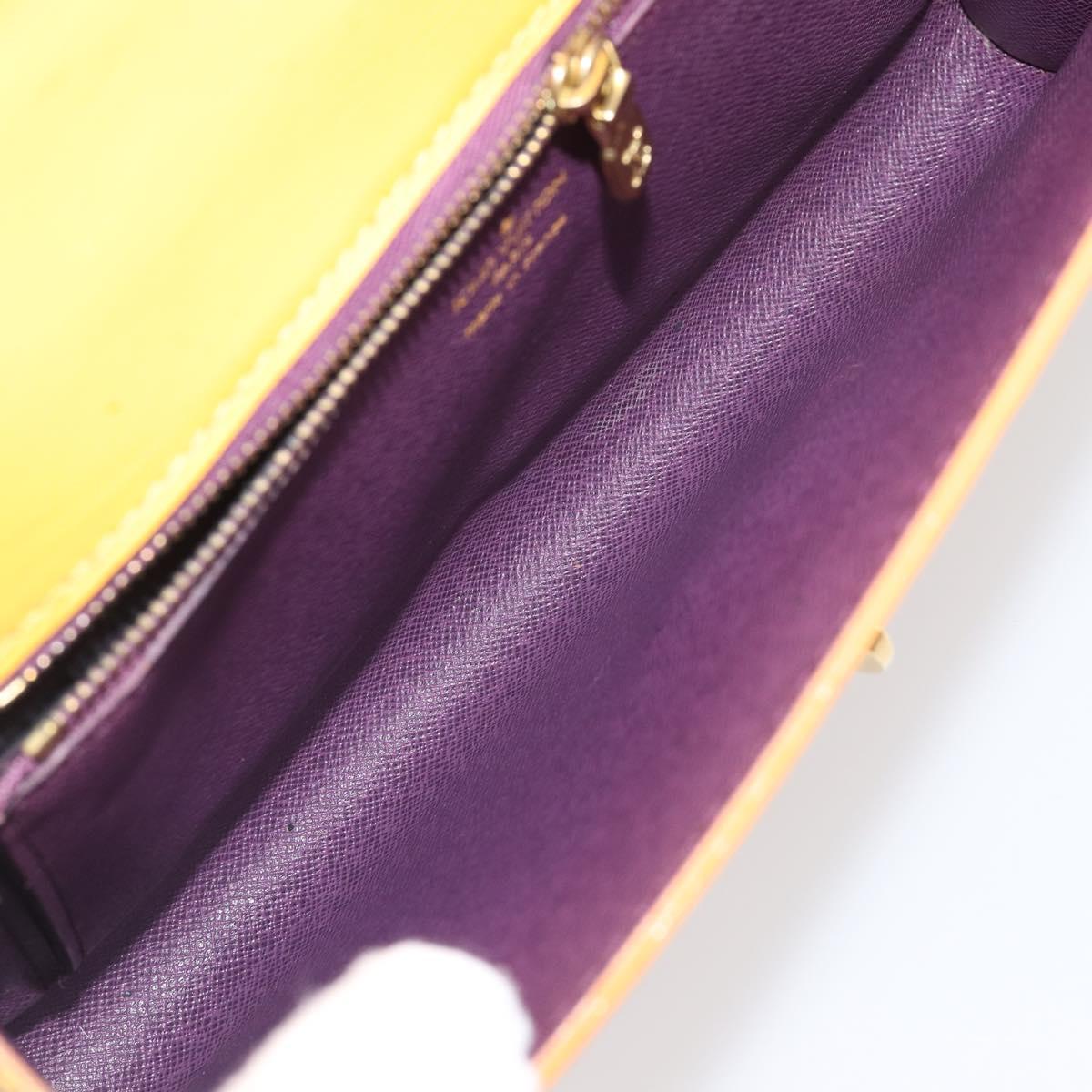 LOUIS VUITTON Epi Arsch Shoulder Bag Yellow M52579 LV Auth bs37605A