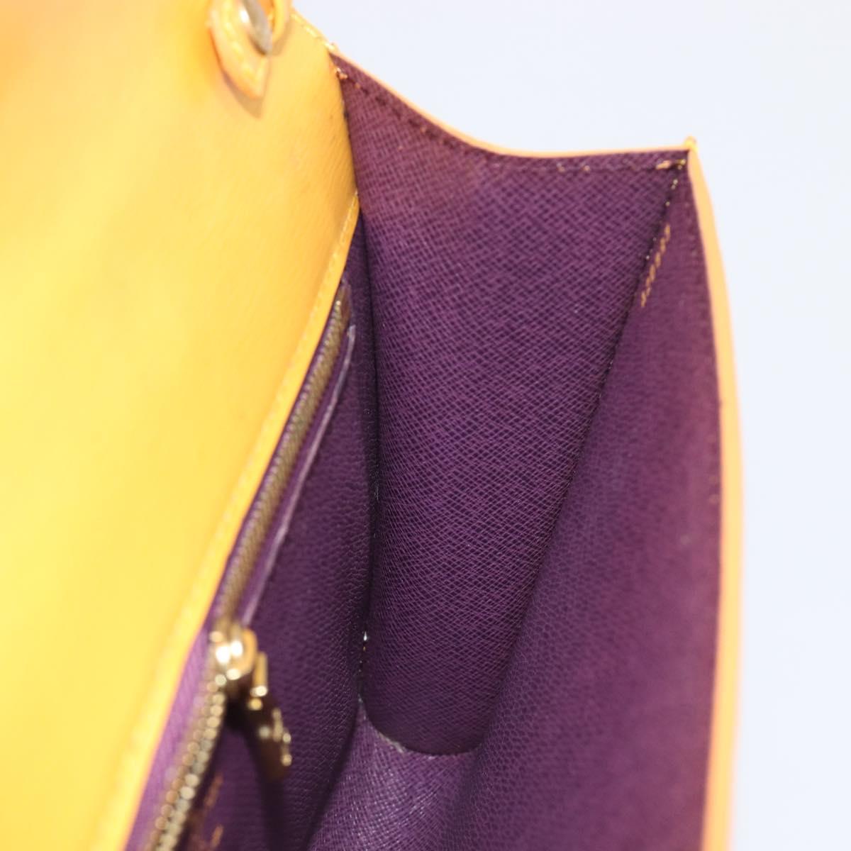 LOUIS VUITTON Epi Arsch Shoulder Bag Yellow M52579 LV Auth bs37605A