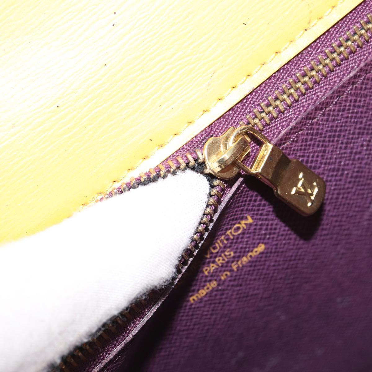 LOUIS VUITTON Epi Arsch Shoulder Bag Yellow M52579 LV Auth bs37605A