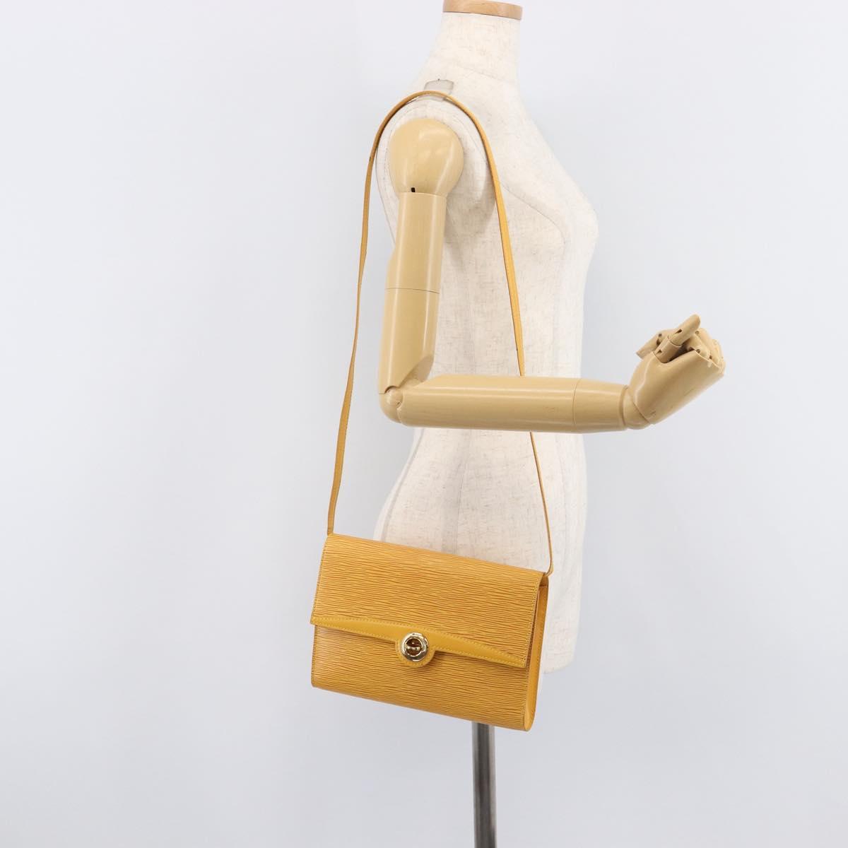 LOUIS VUITTON Epi Arsch Shoulder Bag Yellow M52579 LV Auth bs37605A
