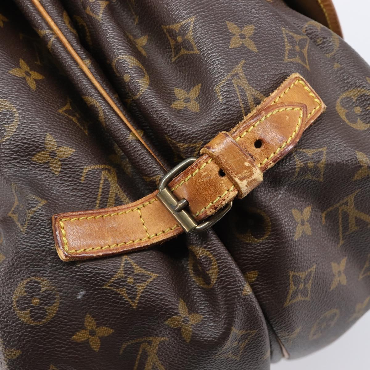 LOUIS VUITTON Monogram Saumur 35 Shoulder Bag M42254 LV Auth bs37607