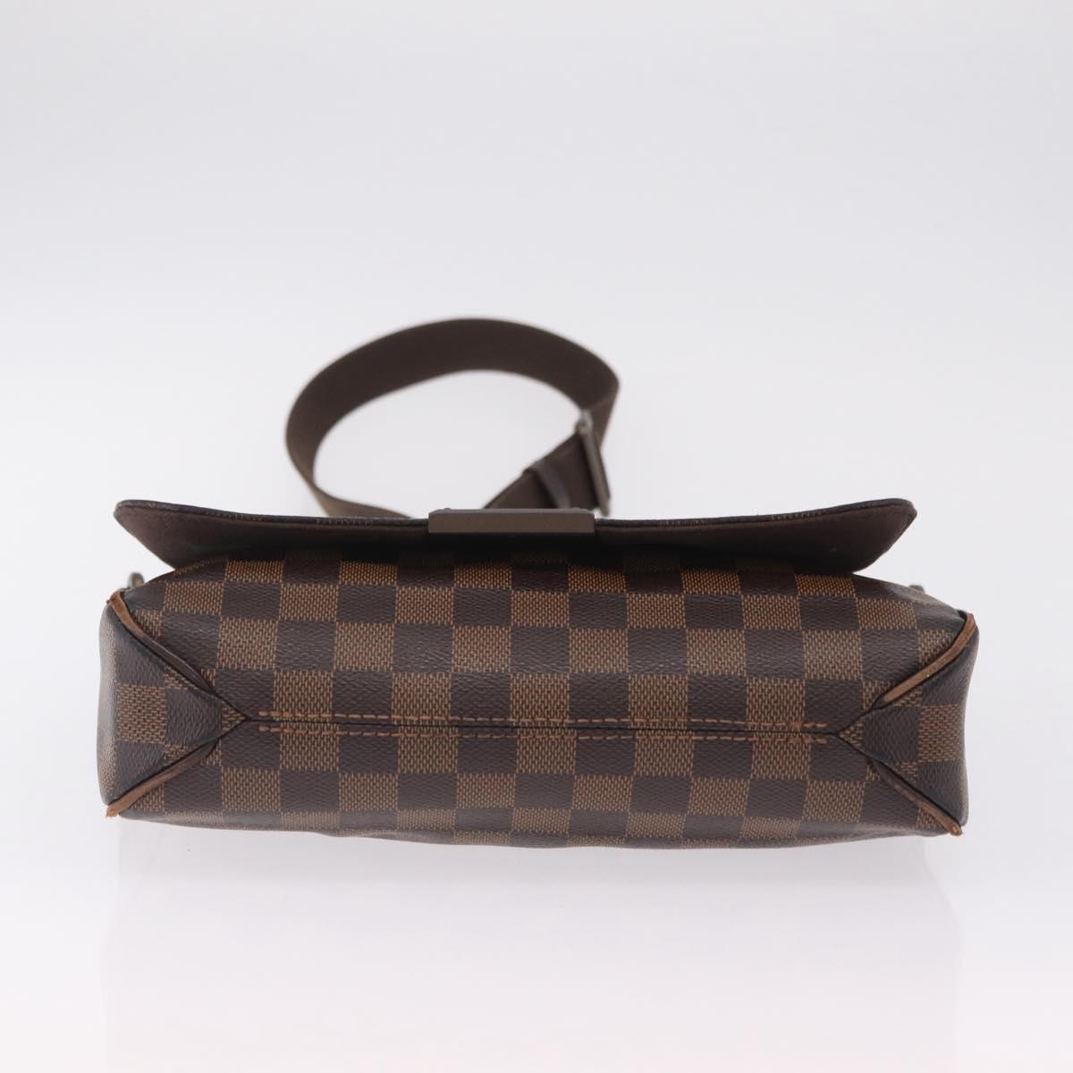 LOUIS VUITTON Damier Ebene District PM Shoulder Bag N41213 LV Auth bs37608