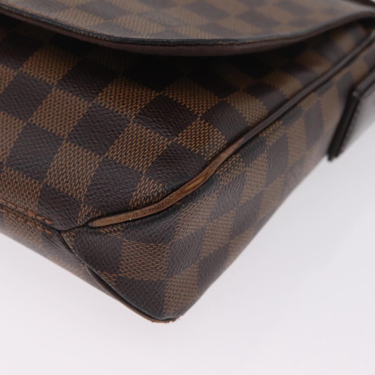 LOUIS VUITTON Damier Ebene District PM Shoulder Bag N41213 LV Auth bs37608