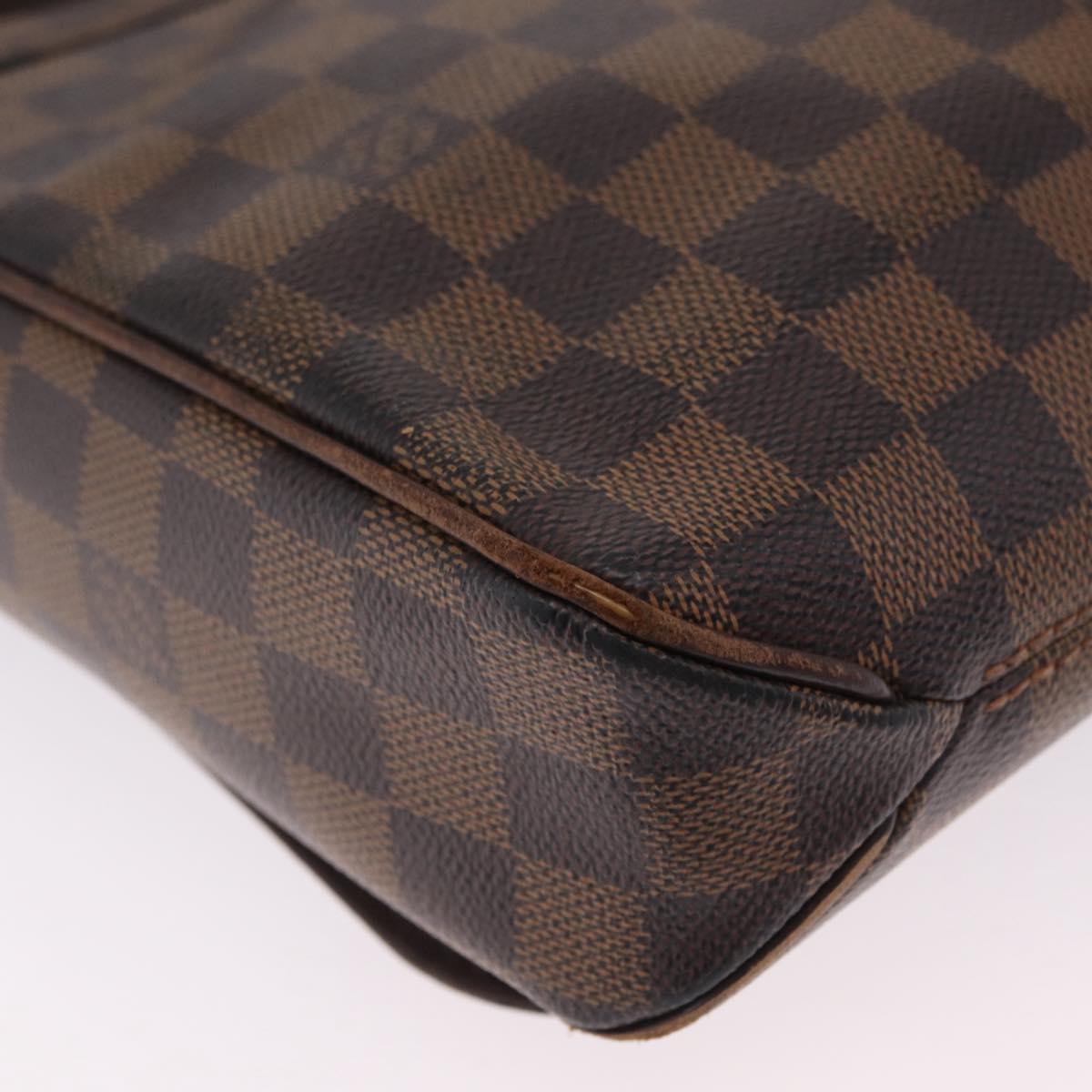 LOUIS VUITTON Damier Ebene District PM Shoulder Bag N41213 LV Auth bs37608