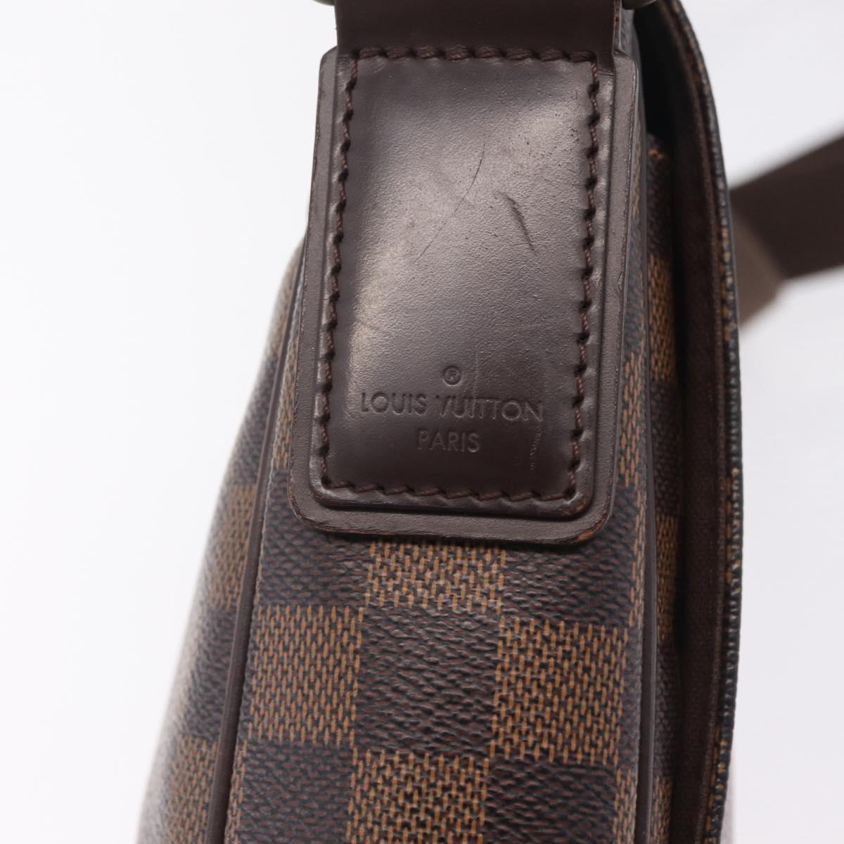 LOUIS VUITTON Damier Ebene District PM Shoulder Bag N41213 LV Auth bs37608
