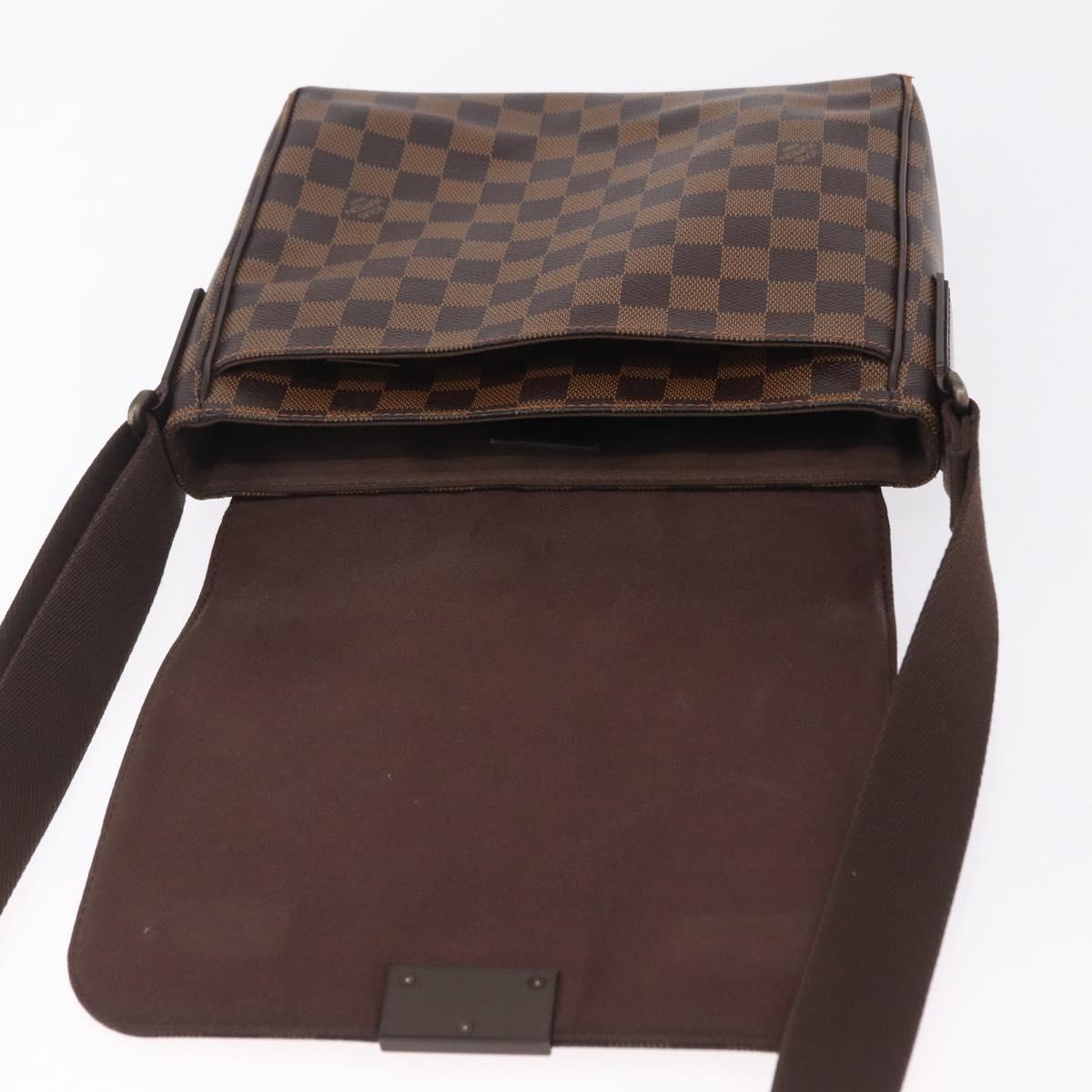 LOUIS VUITTON Damier Ebene District PM Shoulder Bag N41213 LV Auth bs37608